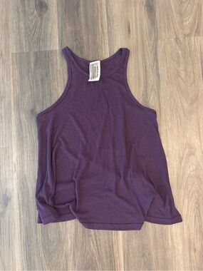 Free People Ribbed Tank Top - Plum